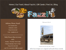 Tablet Screenshot of fazzis.com